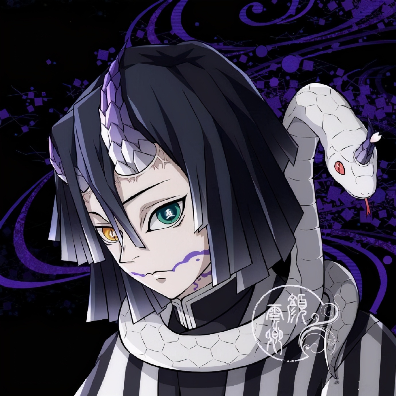 鬼滅 九柱鬼化也唯美 戀柱是個可愛的小妖精 蟲蛀反而更美了