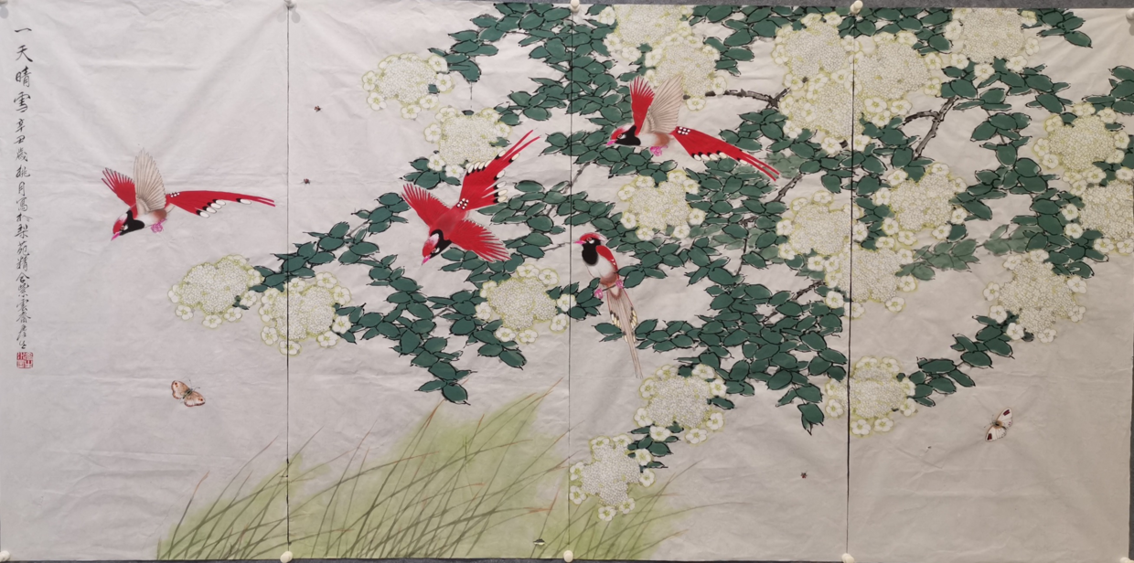 周彥生條屏畫展在河南省漯河市舉行