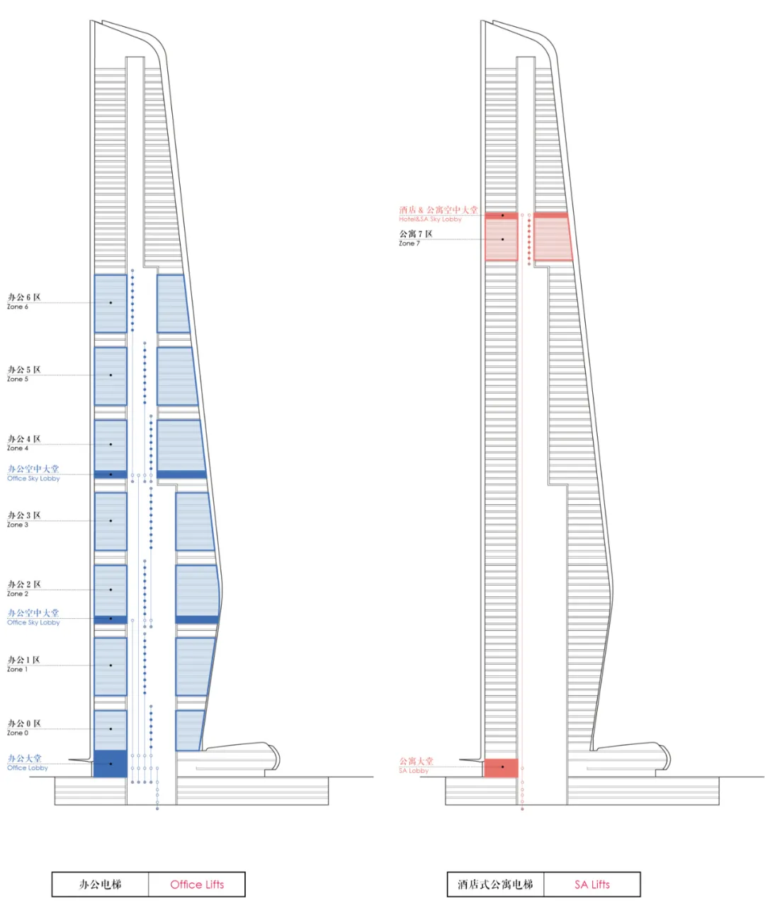 西安528米高超级摩天楼，设计灵感源自中国古琴