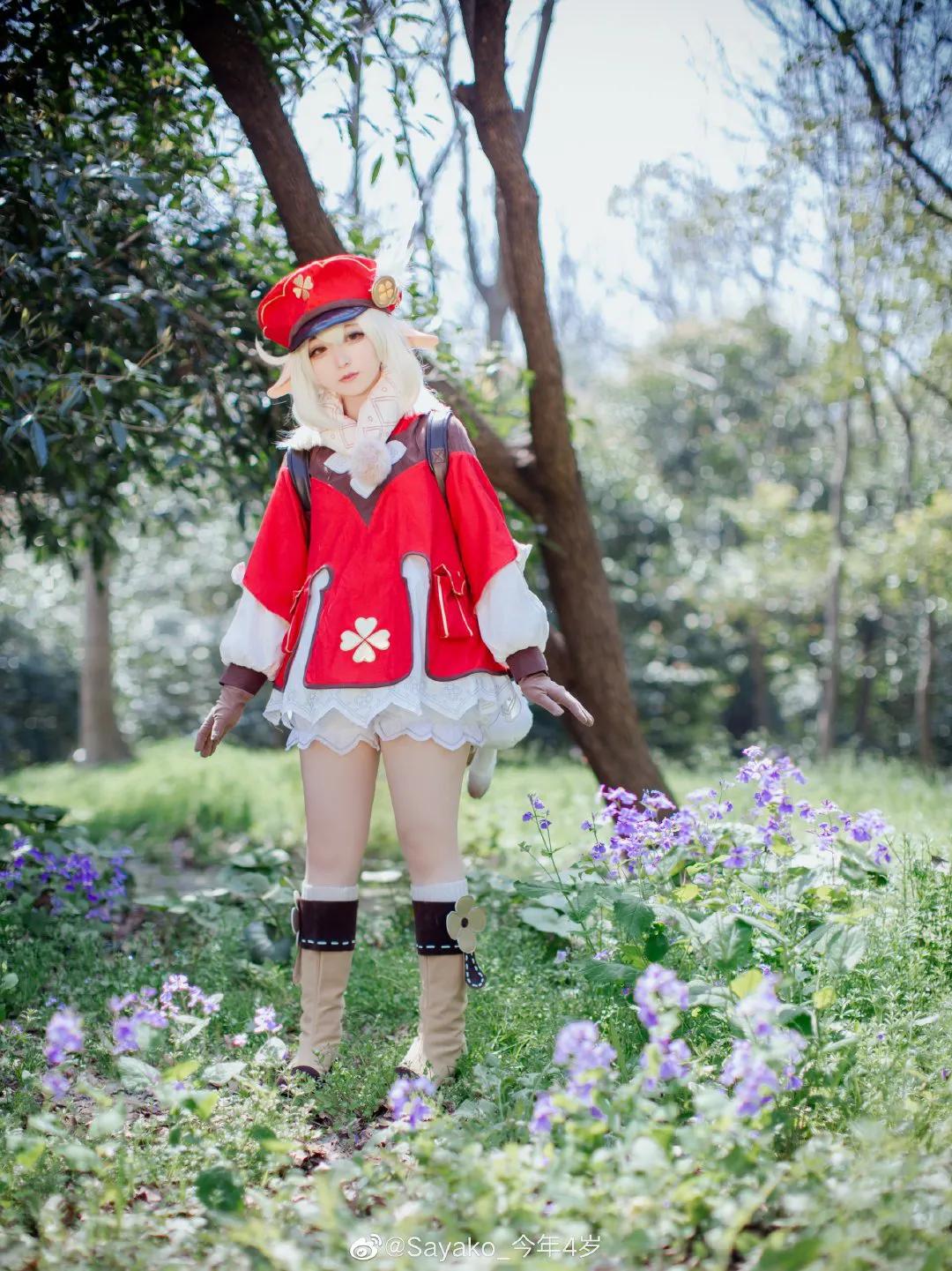 COS：原神可莉COS正片@Sayako_今年4岁