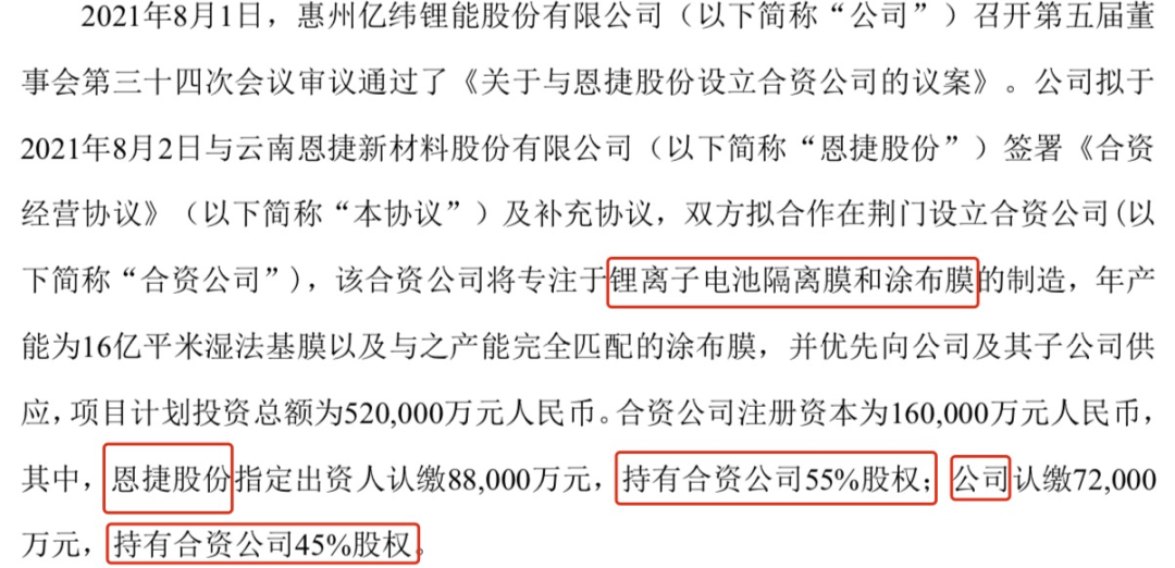 亿纬锂能，一家锂电行业的投资公司