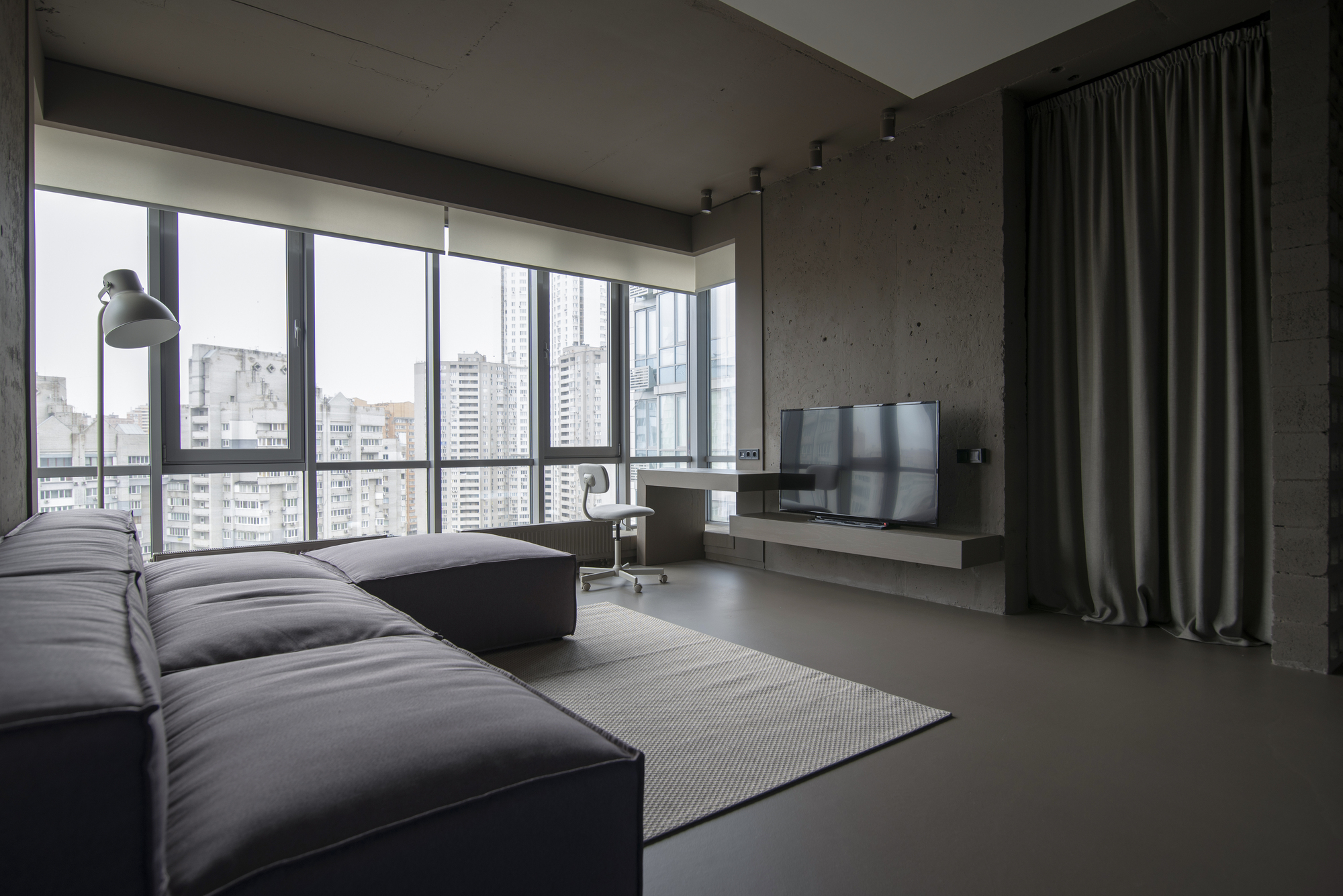 乌克兰58m²公寓，以劳尔色卡7006之名，把家当成生活的舞台