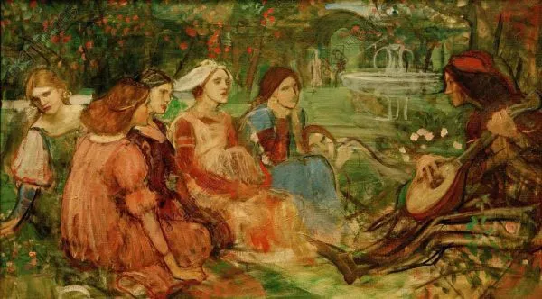 英国画家沃特豪斯 浪漫如梦幻般的唯美画作