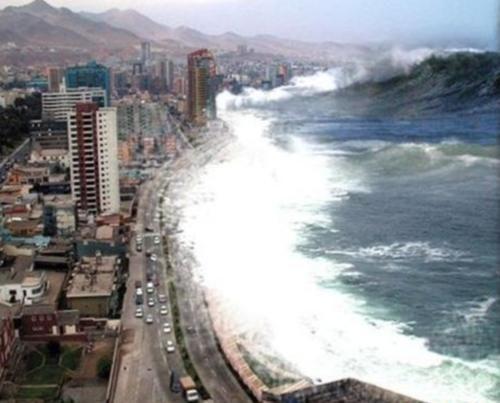 地球目前已知最强的海啸，让大半个地球都陷入