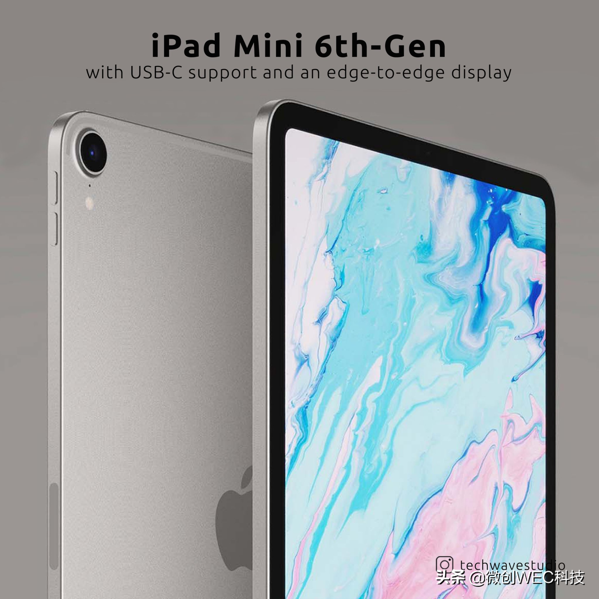 新款iPad mini即將來襲！全面屏設(shè)計，屏幕更大性能更強