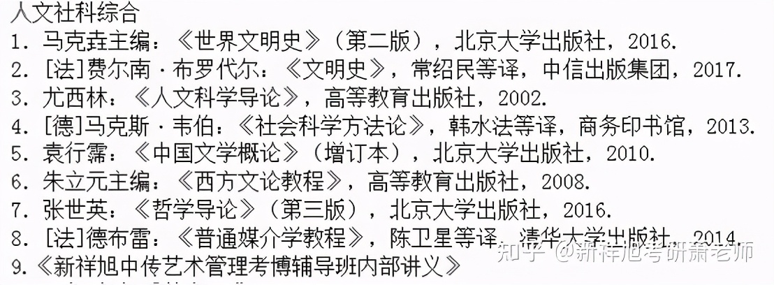 22年中国传媒大学艺术管理考博方向、参考书、复试线、大纲及名单