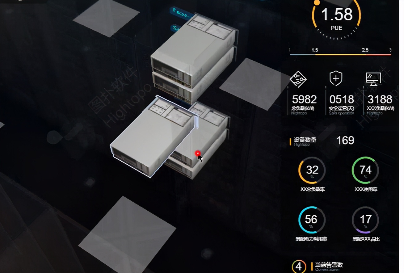 数据中心决策如何快人一步？一块大屏轻松实现3D数据可视化