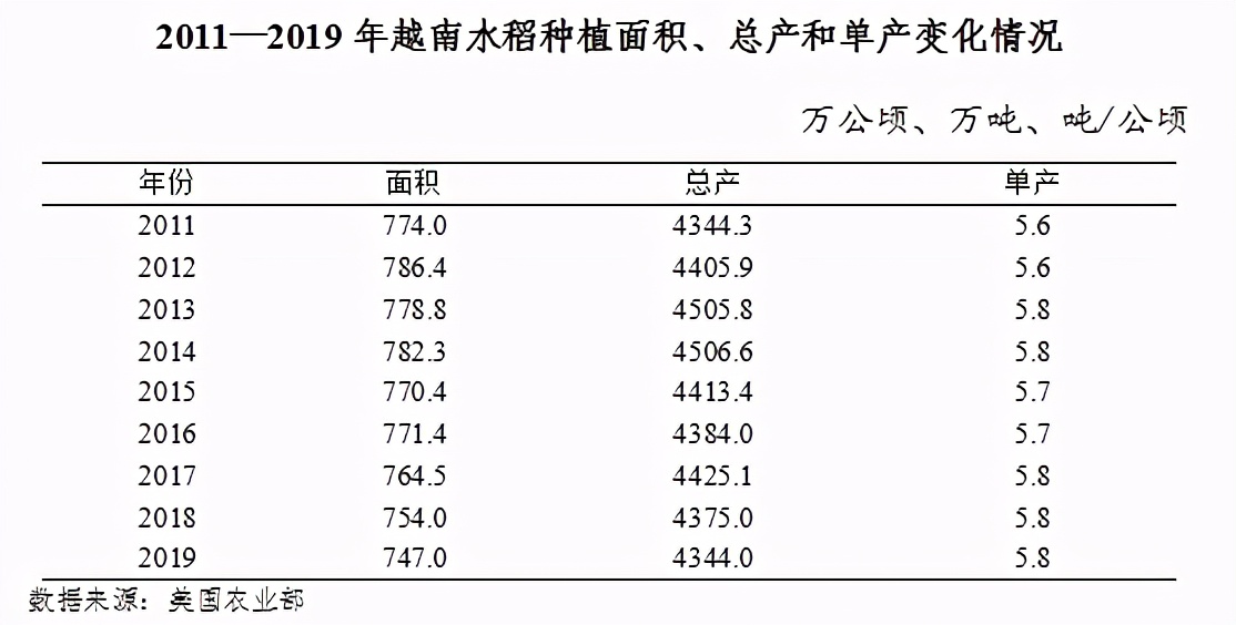 亚洲水稻家族成员——越南水稻