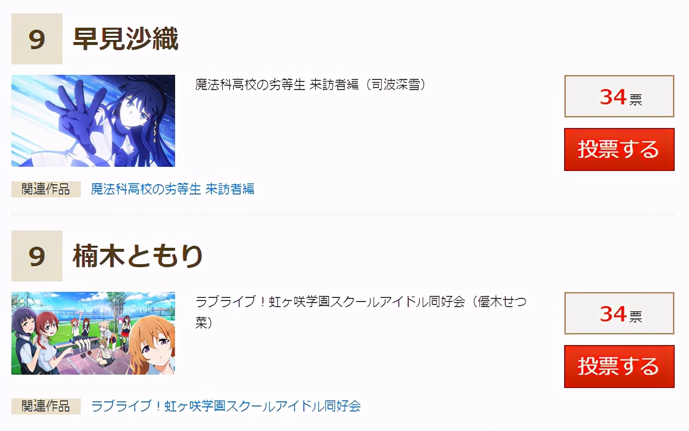 日媒開啟十月新番女性聲優人氣投票 種田梨沙現居首位 Justyou