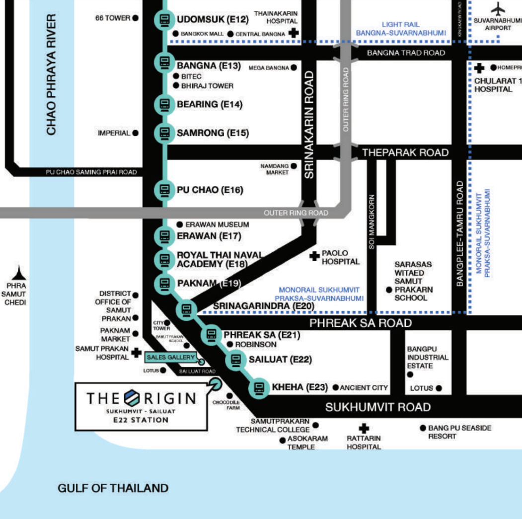 泰国曼谷素坤逸公寓丨The Origin E22