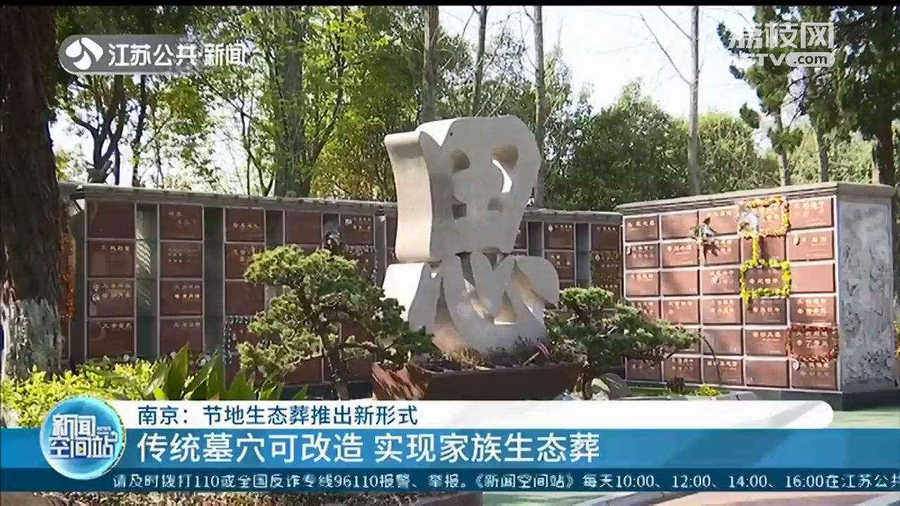 墓穴占地0.02㎡，仅有巴掌大小 南京节地生态葬推出新形式