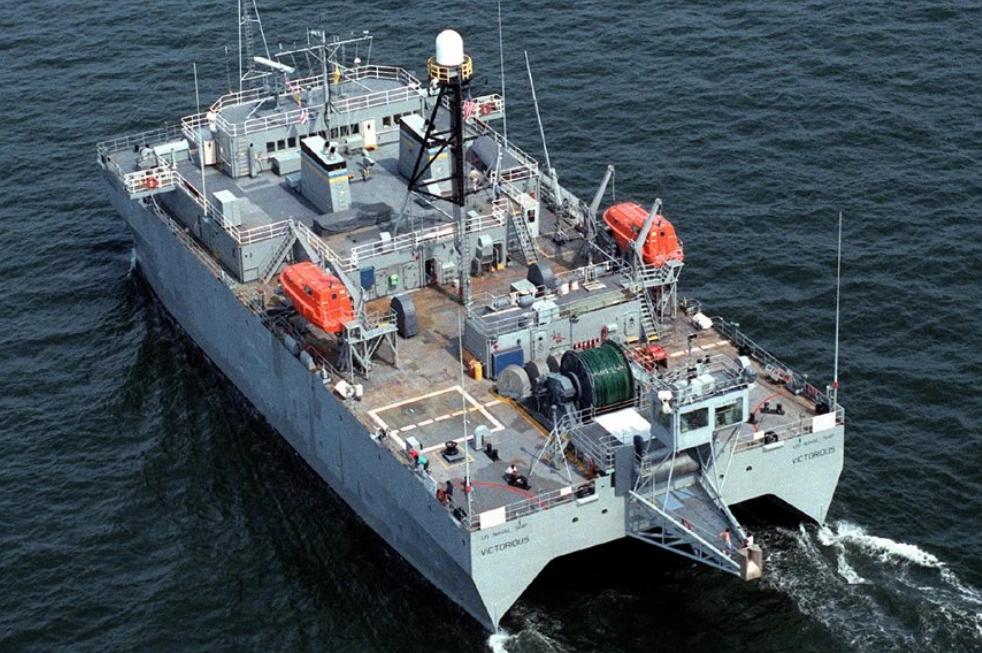 高度警惕！美海军“侦察船”赖在西沙一个月不走，危害比军舰还大