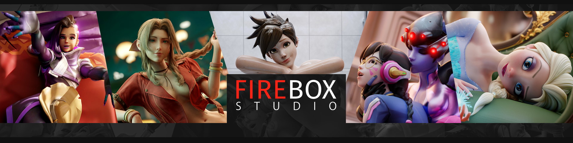 Firebox Studios画师3d同人动画作品合集