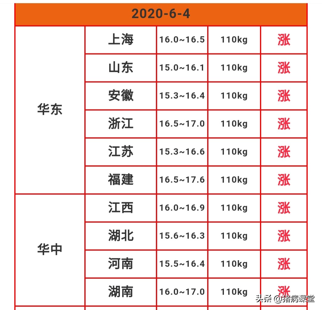 6月4日猪价上涨停不了，大行情再度来袭。