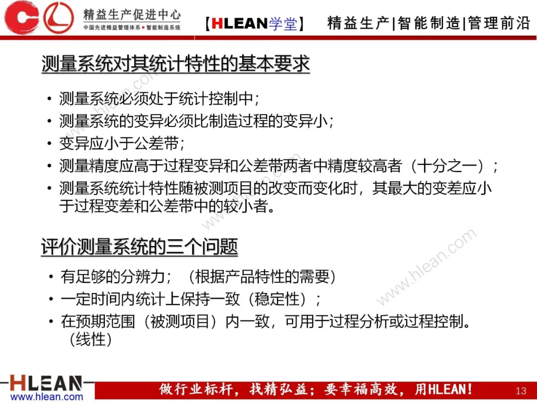 「精益学堂」测量系统分析