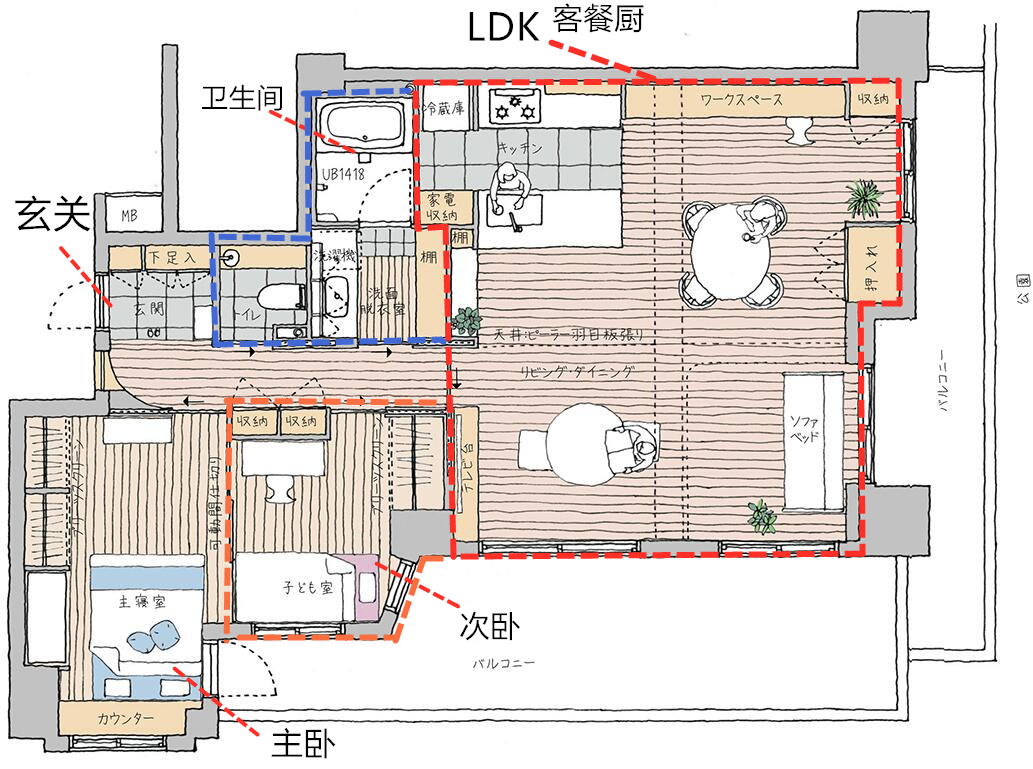 先买地后盖房 日本夫妻住85 Ldk一尘不染 跟国内不一样 Bierenjia De