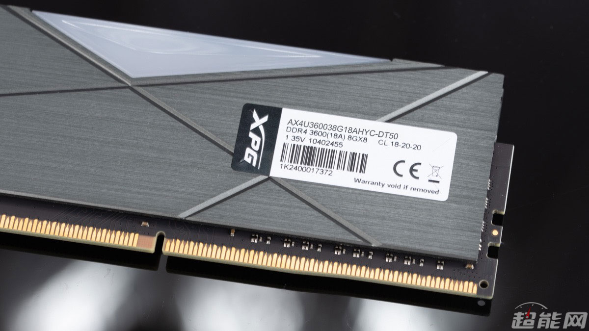 XPG 龙耀D50 DDR4-3600内存评测：外观帅气 超频潜力可观