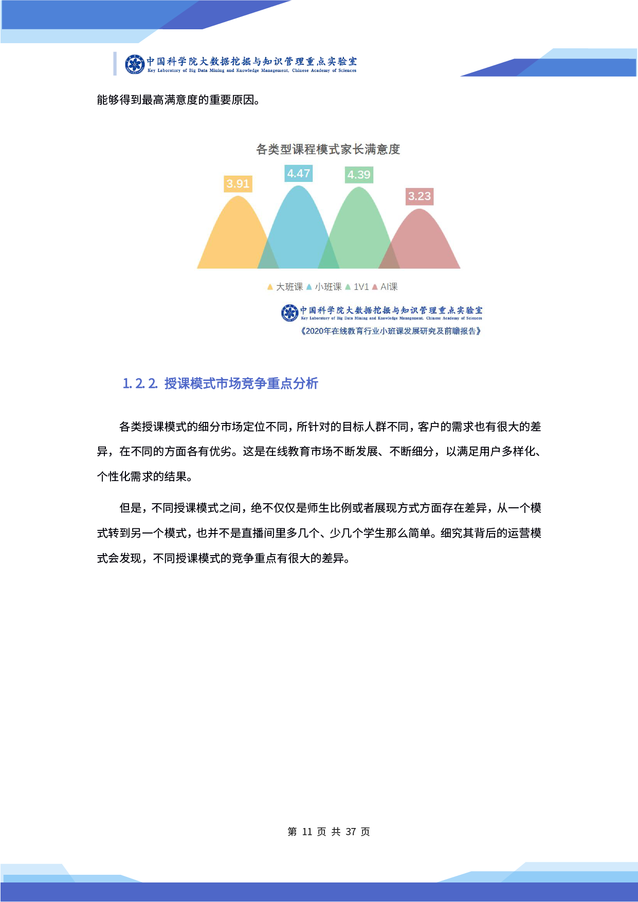 中科院發(fā)布《2020 年在線教育行業(yè)小班課發(fā)展研究及前瞻報告》
