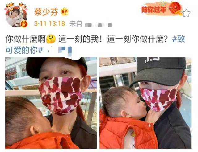 帶娃太辛苦！ 蔡少芬抱著熟睡的兒子逛街，雙眼佈滿紅血絲疲態盡顯