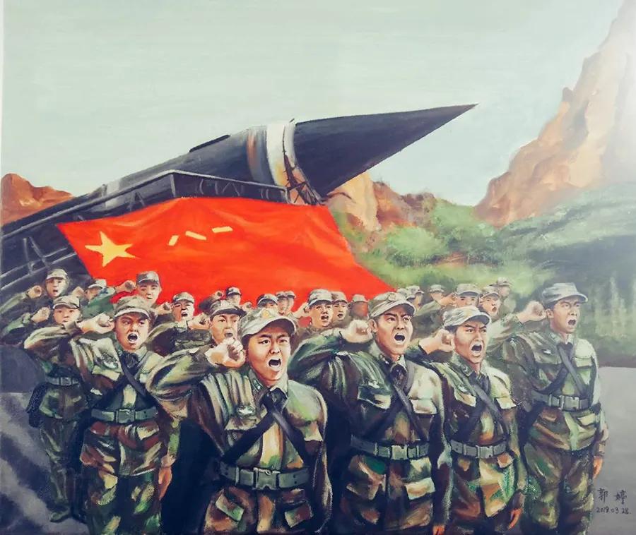 “正青春火箭军”网上书法美术摄影展第三期来