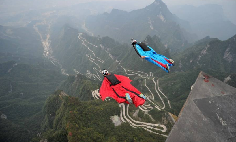 9年3名“翼装侠”折翼天门山，世锦赛季军1430米