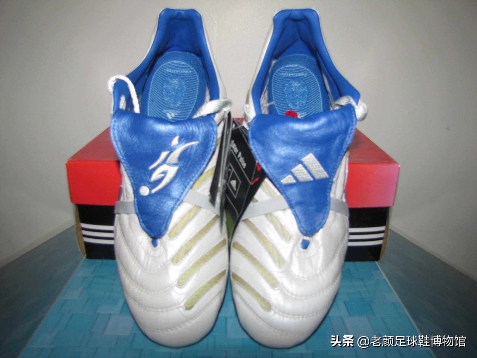 贝克汉姆当年多大腕，专属圆月弯刀logo，齐达内劳尔成其左右护法