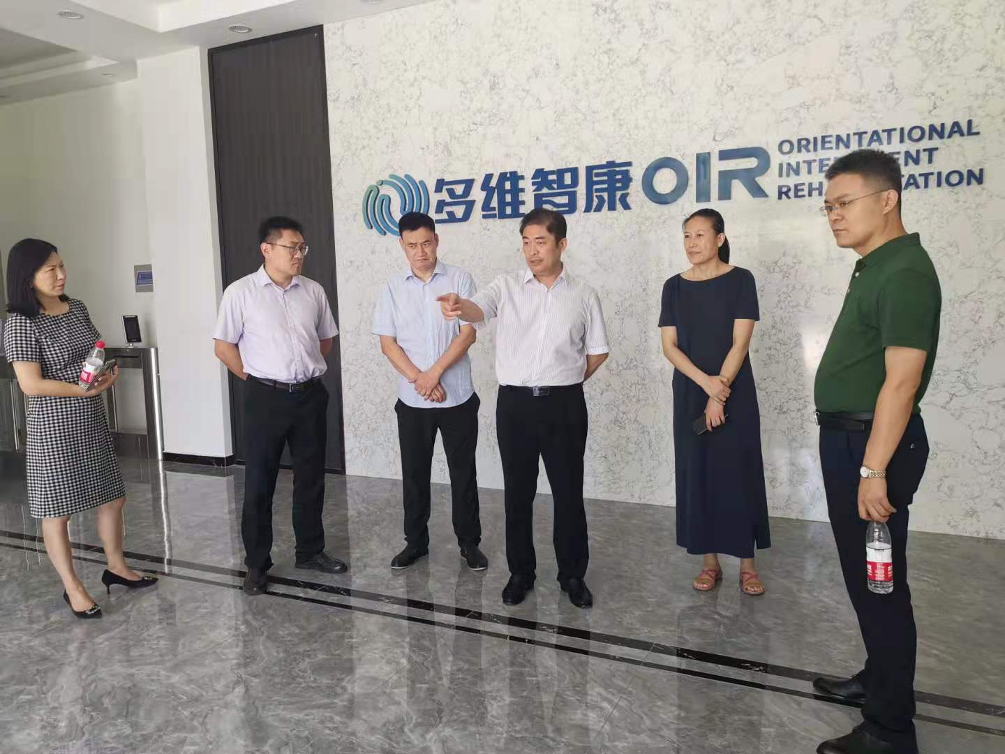 济南新材料产业园区管委会主任韩利师到企业调研经济运行情况