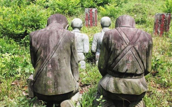 永远跪在中国土地上的日军，日本多次请求拆除，但都被直接拒绝