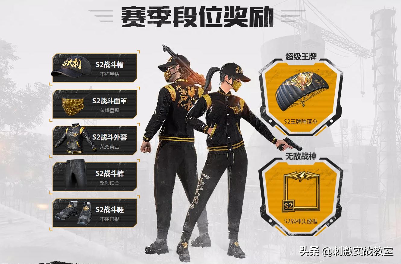 刺激战场：老玩家的回忆，S1-S6赛季的奖励，你都知道是什么吗？