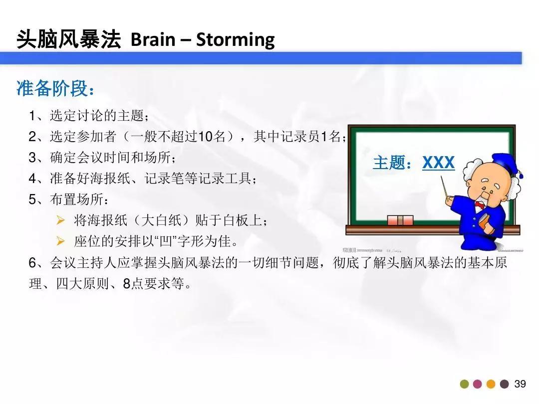 「管理」你真的会做头脑风暴吗？这个资料教会你