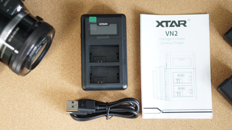 XTAR VN2单反相机电池充电器，为你的拍摄提供持久电量