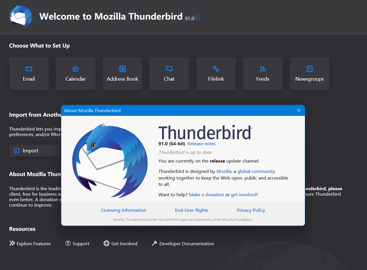 Thunderbird 雷鸟 91 正式发布：原生支持苹果 M1 Mac