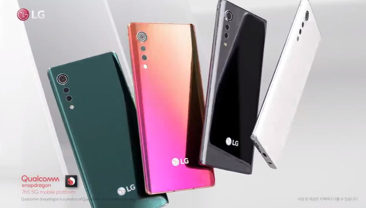 LG Velvet真机宣布公布，后背长相非常漂亮，遗憾是水珠全面屏手机