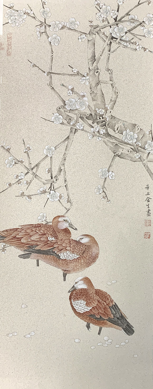笔润春梅——赵金生工笔花鸟画展
