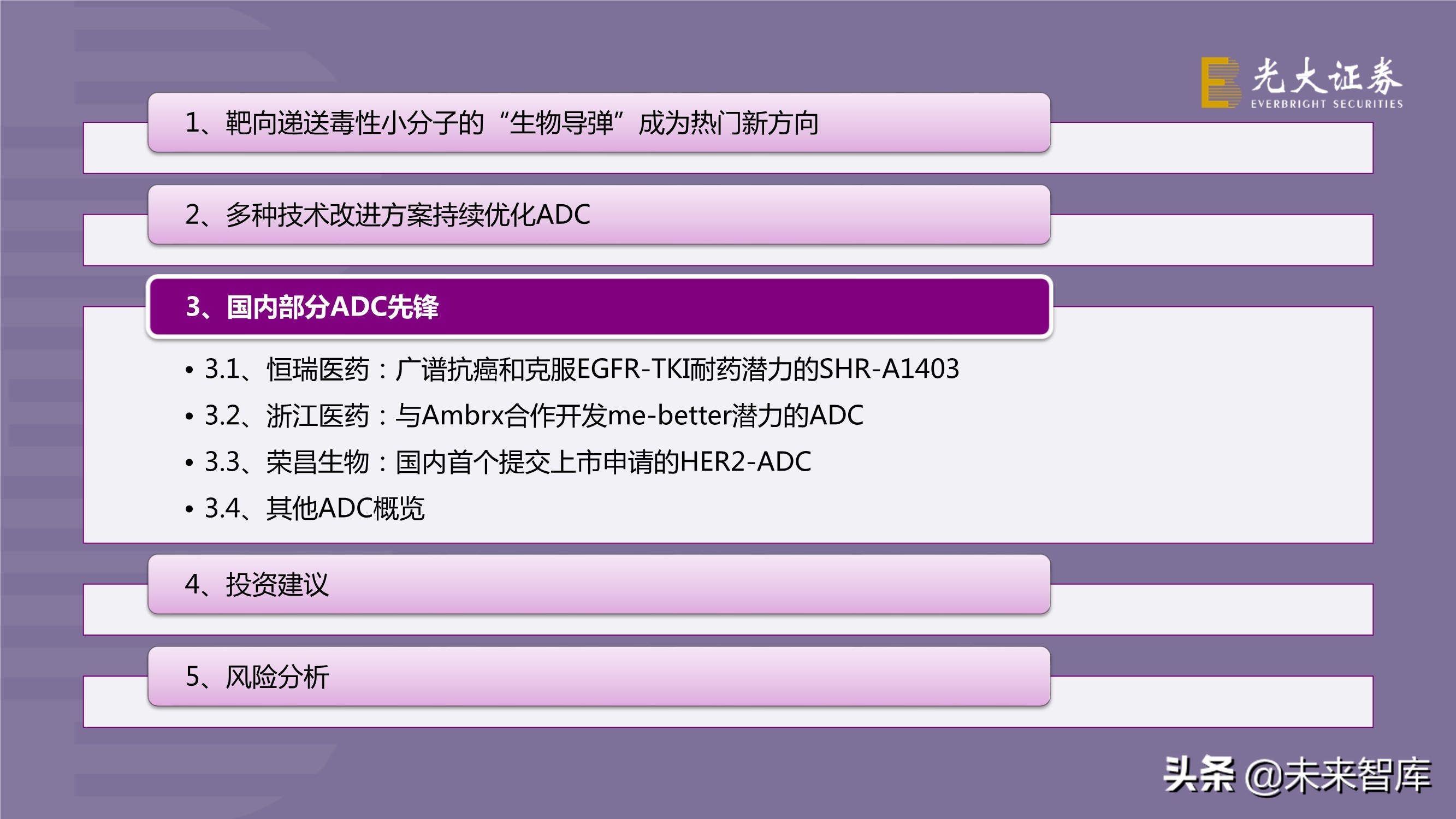 抗体偶联药物ADC投资研究：行业风起云涌，差异化竞争是关键