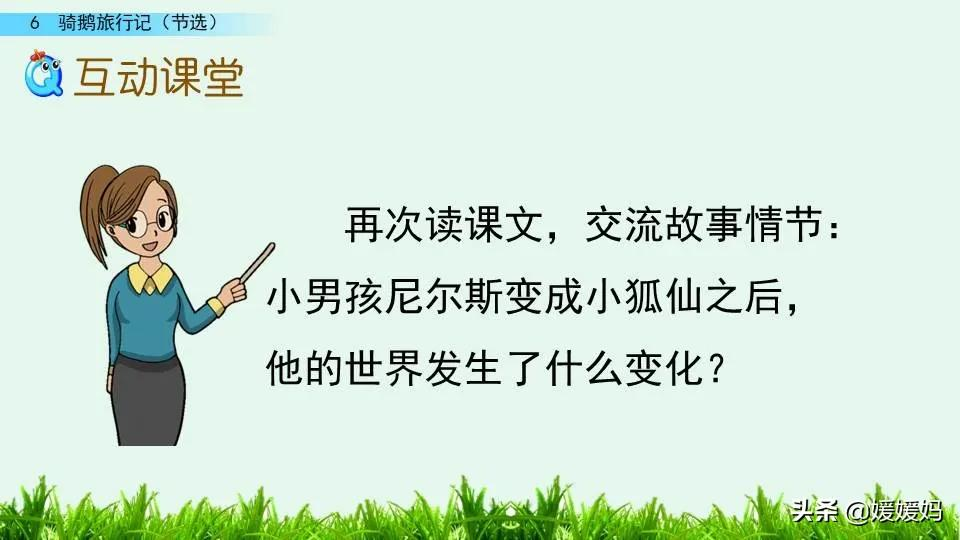 六年级下册语文第6课《骑鹅旅行记(节选)》图文详解及同步练习