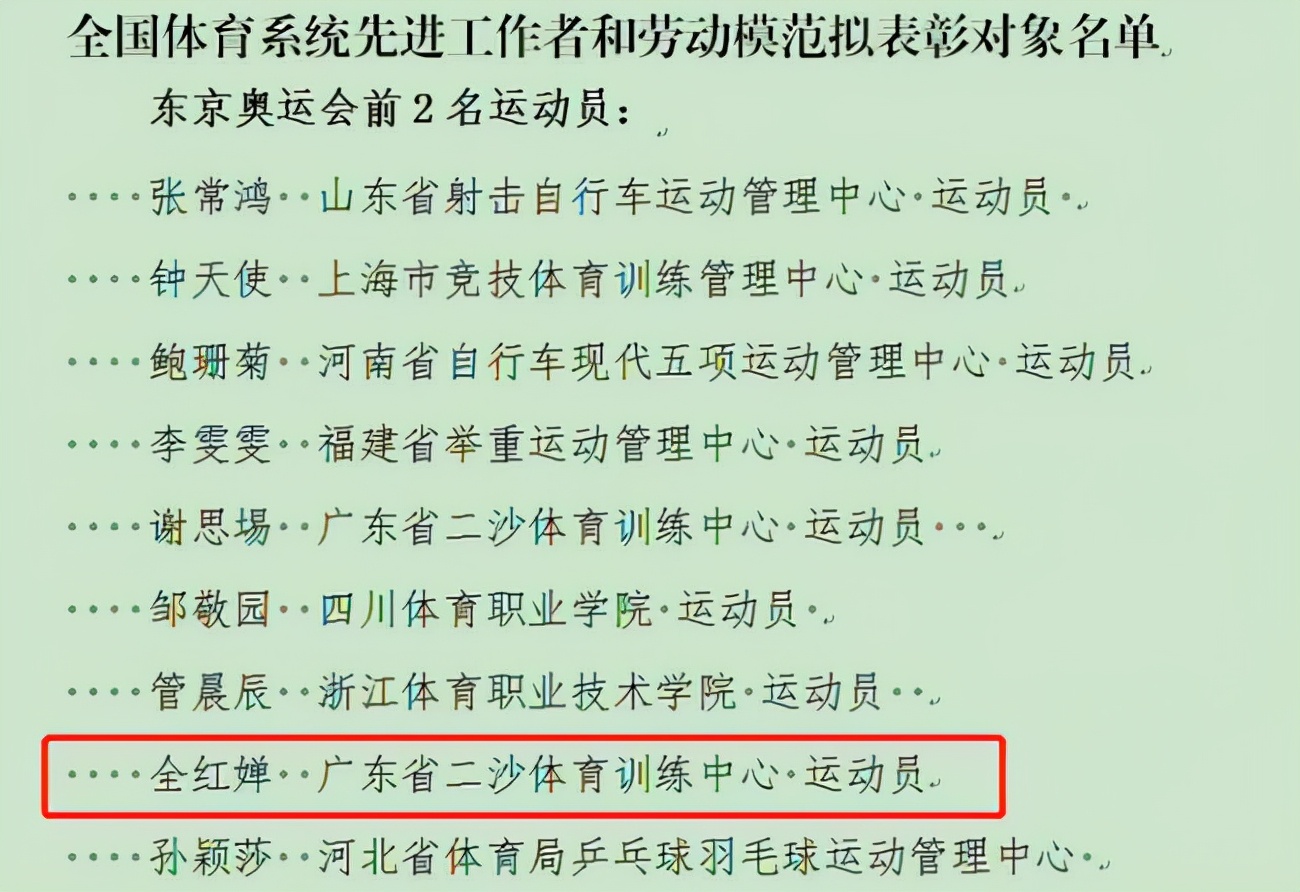 全红婵再获新荣誉！奖章、证书、奖金之后，她为3位老师谋福利