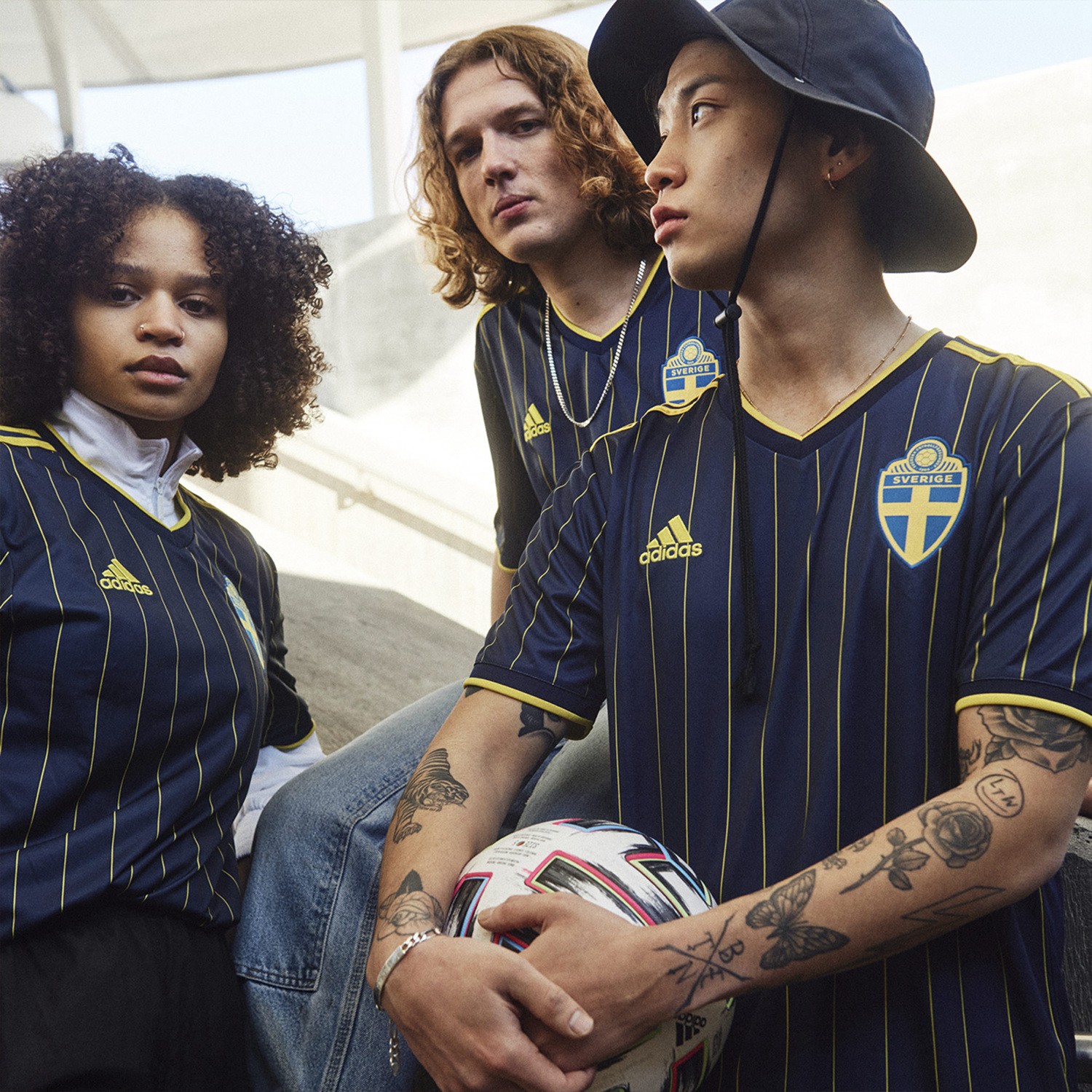 Adidasi releases Swedish nation group brand-new guest field polo shirt