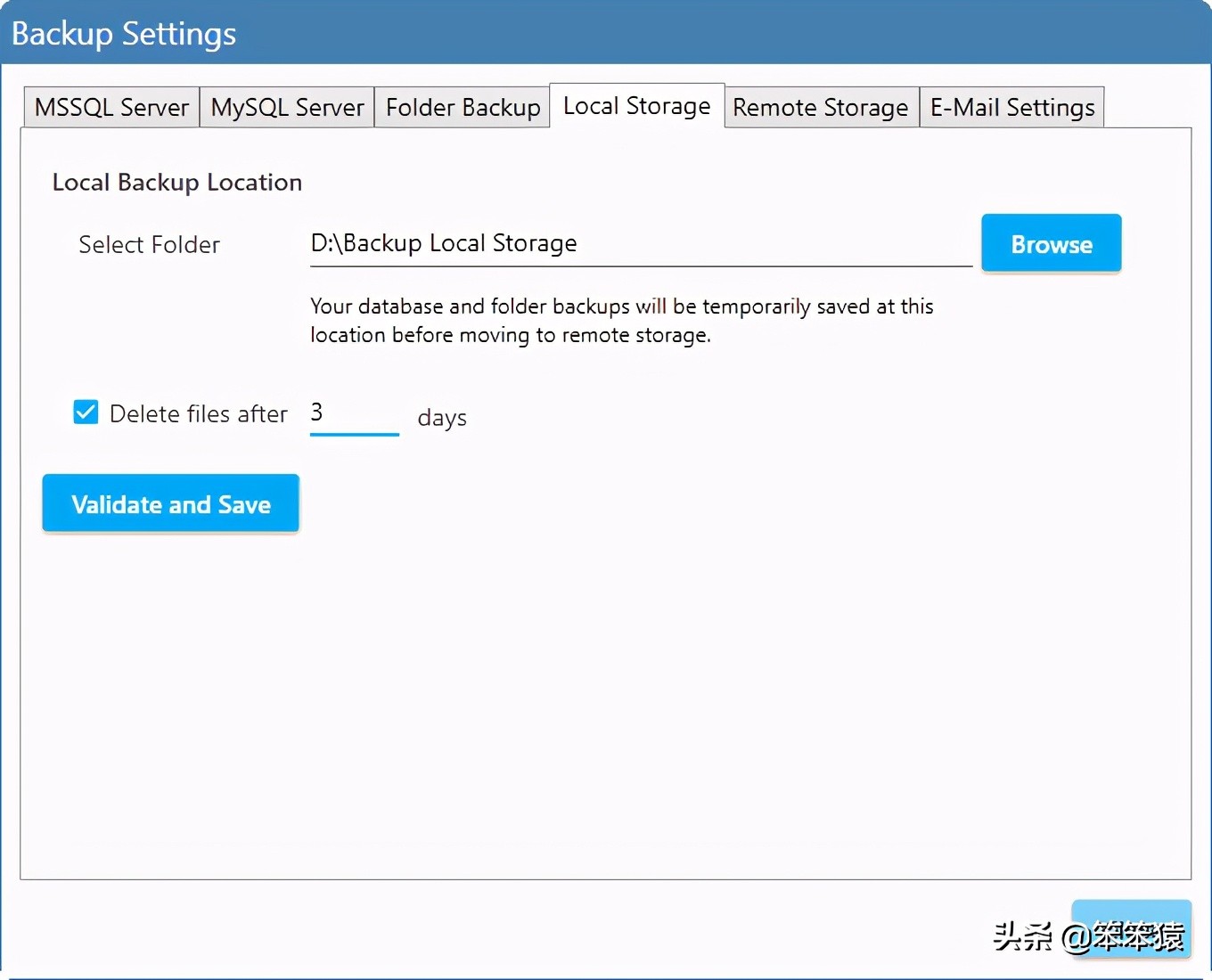 在Windows Server上自动执行数据库和文件夹备份