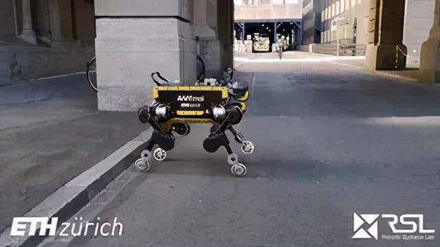 比波士頓機器狗多了幾個輪子，瑞士公司研發輪足複合式移動機器人