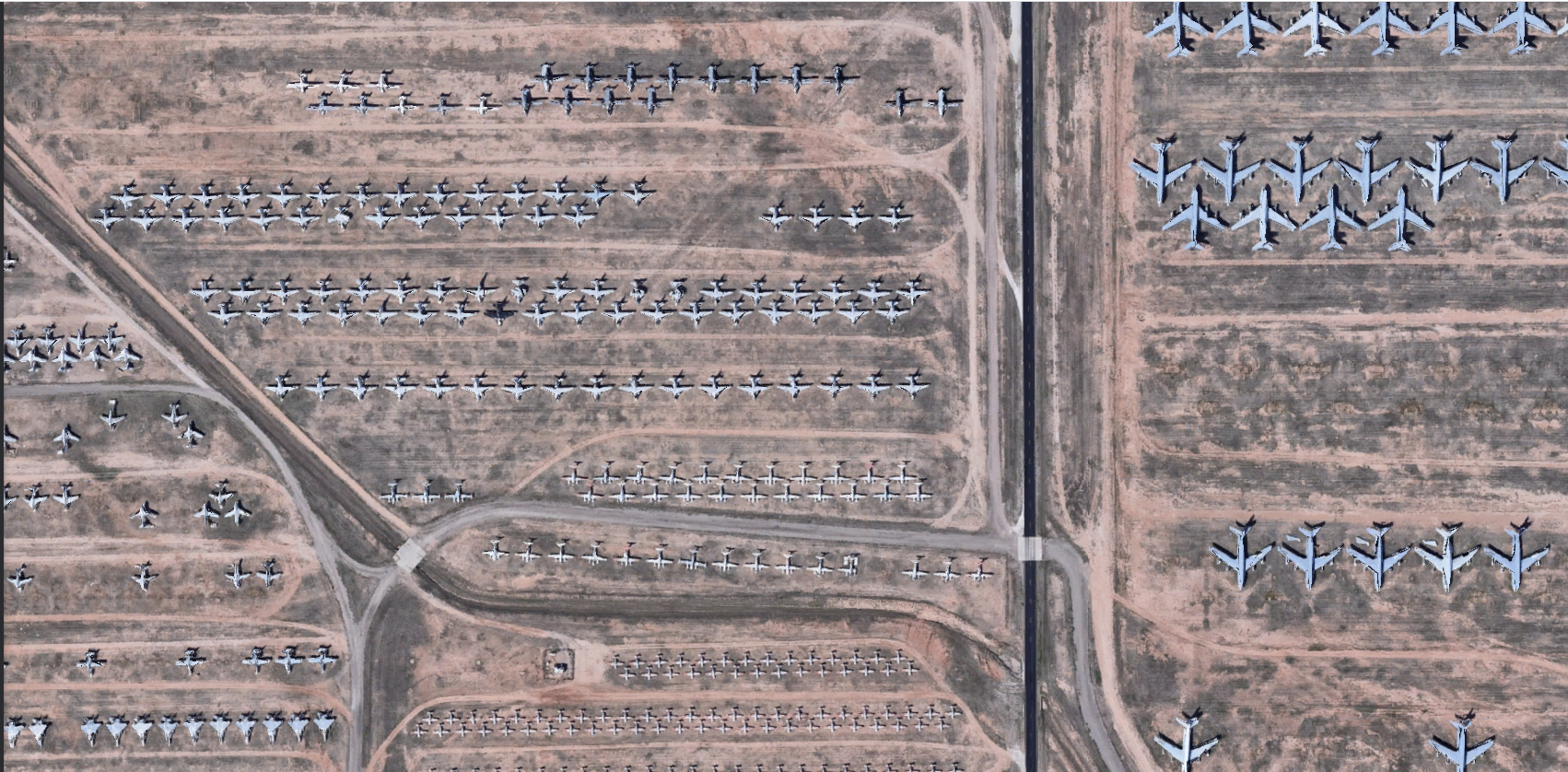 为何说亚洲最大飞机坟场在中国？看着这里停的飞机数量，仅次美国