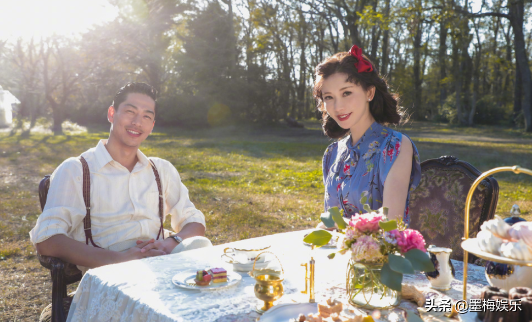 林志玲晒美照，与老公AKIRA同框，两人越来越有夫