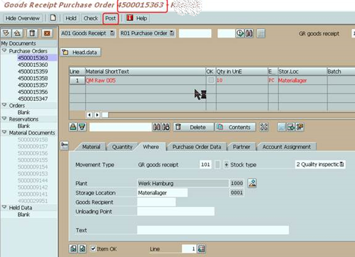 SAP QM 源检验（Source Inspection）功能展示