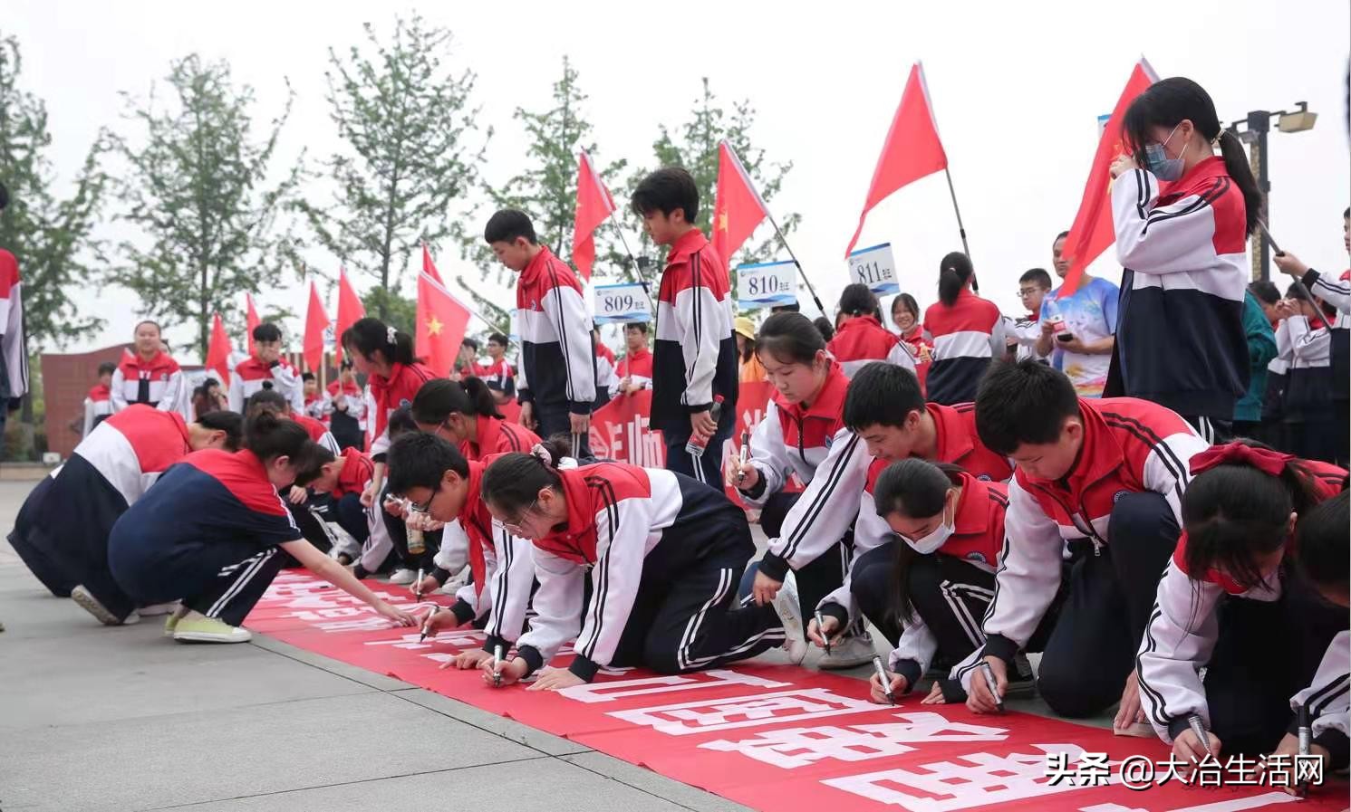 大冶尹家湖中学开展庆祝建党100周年活动(图2)