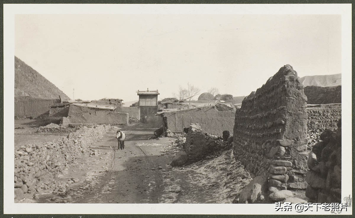 1910年甘肃古浪县老照片 百年前的武威古浪县乡野风貌