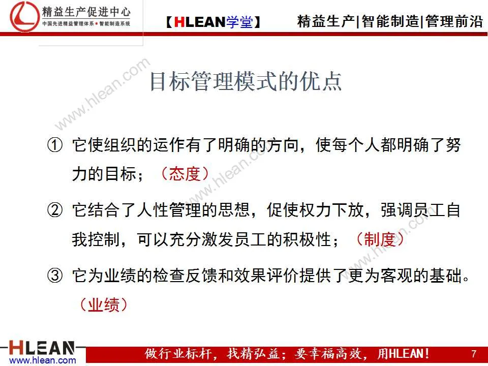 精益生產 PPT  目標管理培訓