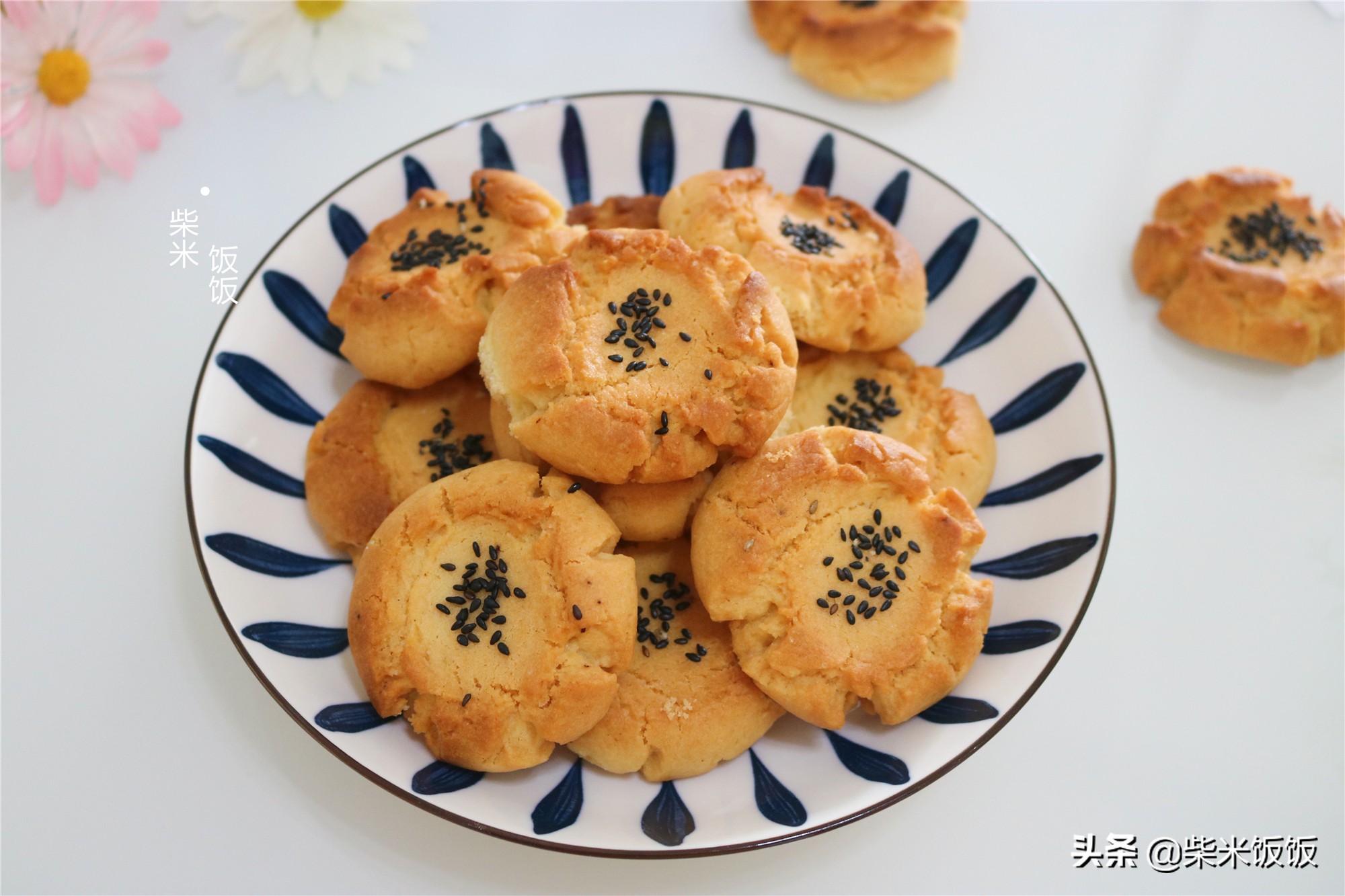 想吃桃酥不用買，普通麵粉就能做，做法簡單，香酥好吃