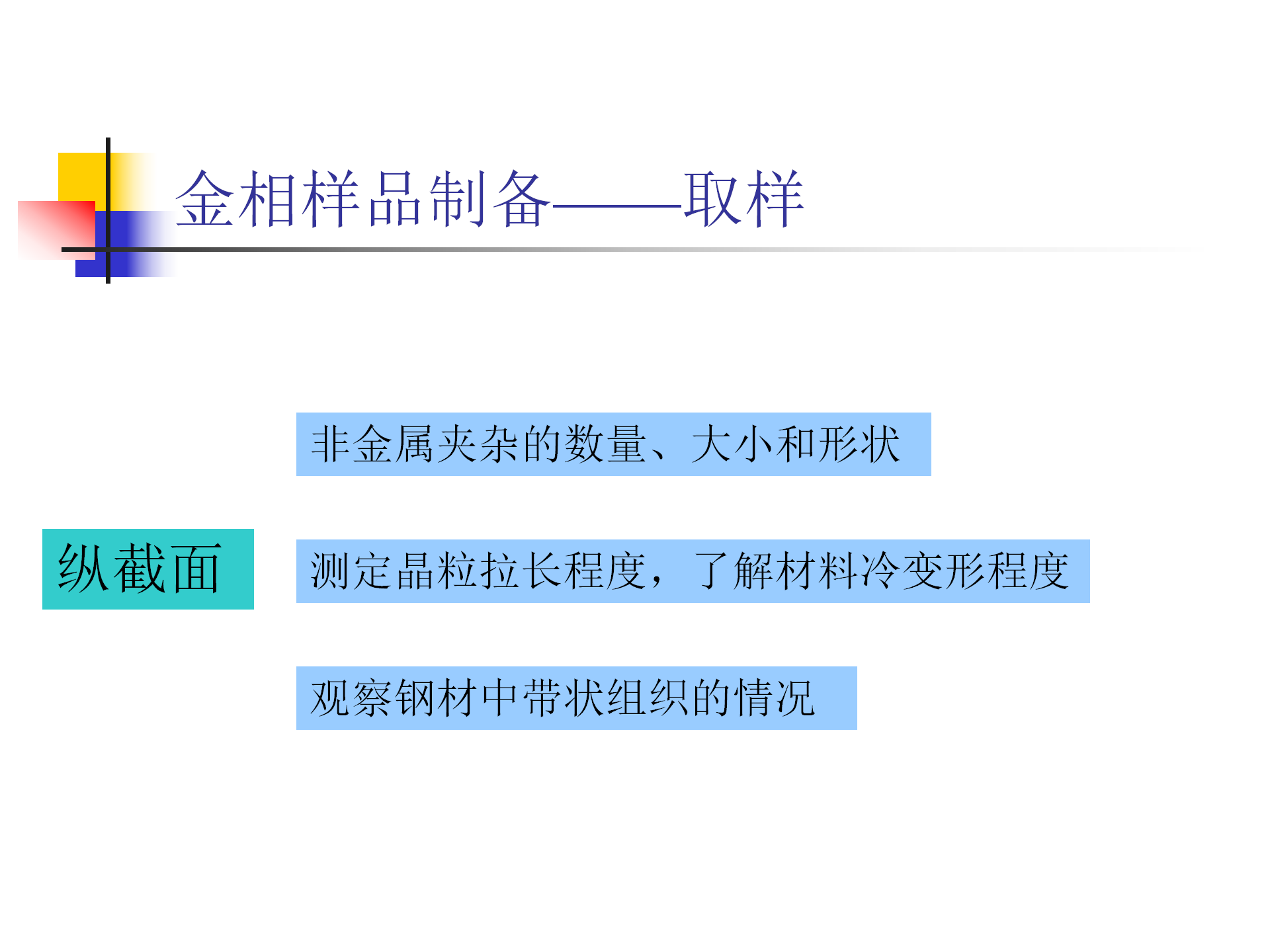 金屬材料合金樣品金相檢測試驗方法及電鏡分析技術