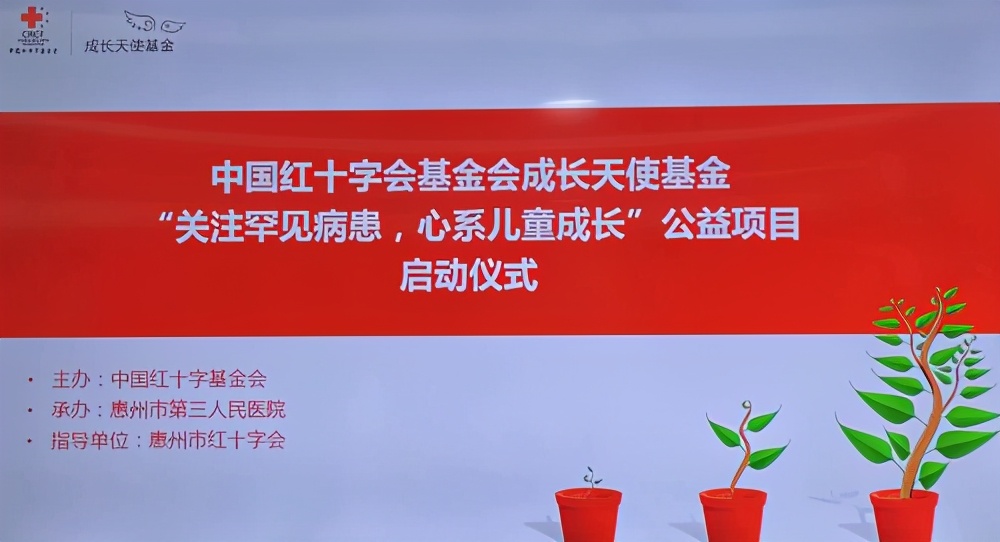 中国红十字基金会成长天使基金合作医院落户惠州市第三人民医院