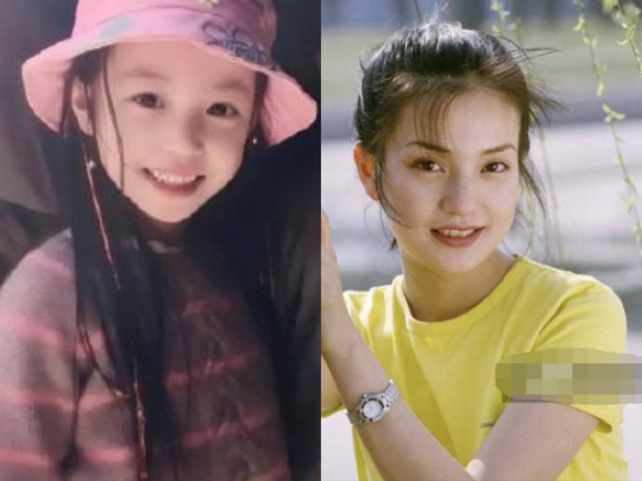 趙薇11歲女兒近照曝光，大眼高鼻樑臉蛋白嫩，長發到腰腿又細又長